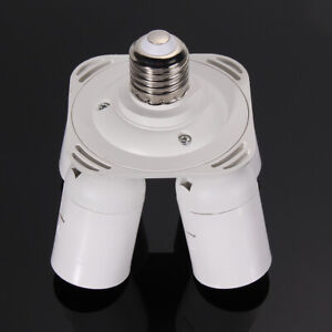 3/4 in1E27 Base Socket Splitter Light Lamp Bulb Adapter(E27-4E27)