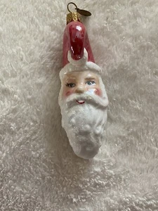Christopher Radko Celestial Christmas Santa Ornament Vintage High Gloss 4.75” L - Picture 1 of 5