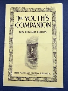 The Youths Companion - Sept 3, 1896 - Scientific Mason, Anglophobia, Shakespeare - Picture 1 of 2