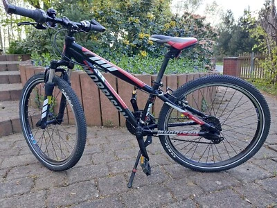 MORRISON   Mescalero X Premium Lightweight Alloy Kids Schwarz-Rot-Weiß 24 Zoll - Bild 1 von 4