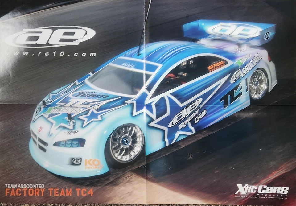 TC4 Factory Team AE RC Poster Stephanie Bartak  Wall Art Decor 2 Sided - Image 1 of 3