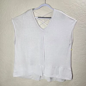 Lane Bryant Sleeveless Tee Strap Back Athletic Top +Size 26/28 - Picture 1 of 6
