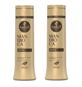 Haskell - Mandioca - Kit Shampoo e Condicionador (2 x 300Ml) - (2 x 10.14FlOz) - Picture 1 of 3