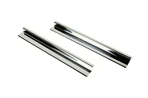 Entry Guards Pair 2 Dr Polished Stainless for Jeep Wrangler JK 2007-2018 30584 - Picture 1 of 3