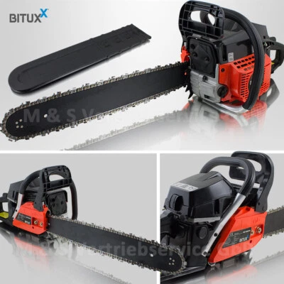 Benzin Motorsäge Kettensäge 58ccm 3,6PS mit 20" 50,8cm Schwert und Kette Bituxx - Bild 1 von 4