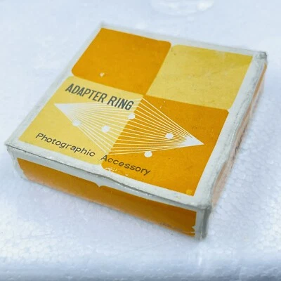 HOYA 49mm - 52mm SER VII Camera Lens Filter Adapter Ring JAPAN Metal in Box - Image 1 of 4