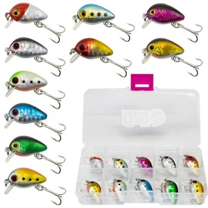 Fishdream Mini Wobbler Set 10 Stück inkl. Box Forellenwobbler Forellenköder - Bild 1 von 3