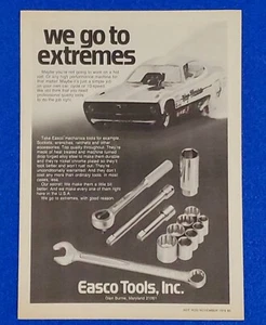 1976 EASCO TOOLS USA ORIGINAL PRINT AD CLASSIC AMERICAN MADE QUALITY HAND TOOLS - Picture 1 of 1
