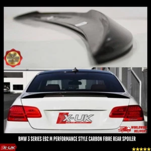 Alerón labial trasero de fibra de carbono real rendimiento M para BMW Serie 3 E92 - Imagen 1 de 12