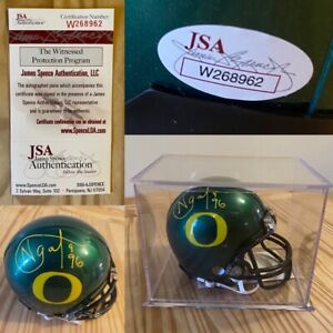 HALOTI NGATA Certified Authentic Autograph Signed Mini Helmet Oregon Ducks JSA