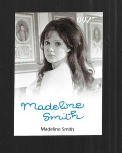 James Bond Archives 2015 autograph card Madeline Smith - Miss Caruso Full Bleed