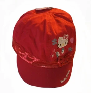 Hello Kitty Ball Cap Hat Childs Red New w Tags girls - Picture 1 of 1