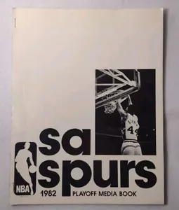 Vintage San Antonio Spurs 1982 Playoff Media Book, G. Gervin on cover, Rare - Picture 1 of 9