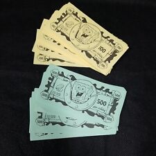 Operation Spongebob Game Replacement Part Complete Money Set 100 & 500 Bills