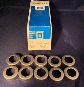 NOS 1980 1981 1982 GM Corvette Valve Stem Oil Shields Pack of 10 10007818 - Picture 1 of 3