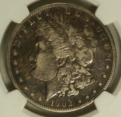 1903-S Morgan Dollar. NGC VF20. Scarce - Image 1 of 4