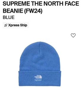 Supreme x The North Face Beanie (SuperSonic Blue)(FW24) - Picture 1 of 6