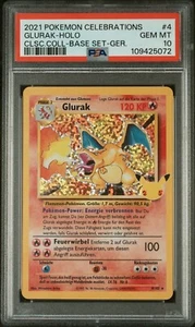 Pokemon Glurak 4/102 Celebraciones Holo PSA 10 GEMA COMO NUEVO #4 - Imagen 1 de 2