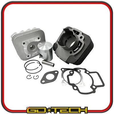 RMS GRUPPO TERMICO CILINDRO 70cc SCOOTER PIAGGIO ARIA 47mm PISTONE TESTA GUARNIZIONI