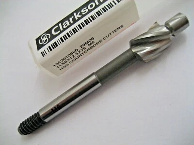 EUROPA TOOL / CLARKSON M6 x 11mm COUNTERBORE TOOL HSS 3 FLUTED 1512010600 CLARKSON EUROPA TOOL P301
