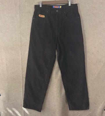 Vintage Empyre Corduroy Pants Mens Sz 30 Black Baggy Fit Straight Y2K SK8 Skate - Image 1 of 4