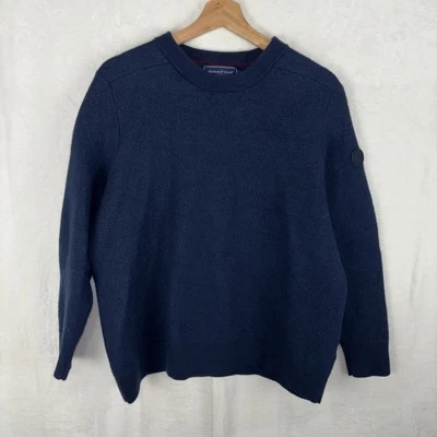 Vineyard Vines By Shep & Ian Men’s Blue Knit Sweater 100% Merino Wool Size 2XL - Image 1 of 4