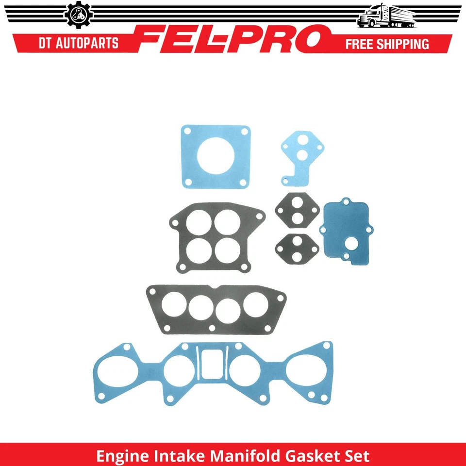 Комплект прокладок впускного коллектора двигателя для 74–80 Ford Pinto 2,3 л нижний и верхний Fel-Pro - Изображение 1 из 1