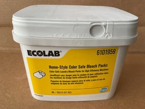 Ecolab 6101959 Home style color safe bleach packs 60 count he - Picture 1 of 3