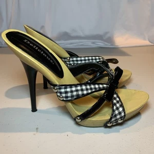 Delicious Multicolor Open Toe Heels Women Size 6 [J3] - Picture 1 of 8