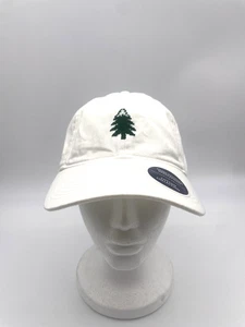 Smathers & Branson Mütze weiß Kappe Strapback grüner Baum fast neuwertig Logo Nadelspitze - Bild 1 von 9