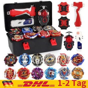 12x Kreisel für Beyblade Burst Starter Set Arena Bayblade Top Mit Launcher +Box - Bild 1 von 13
