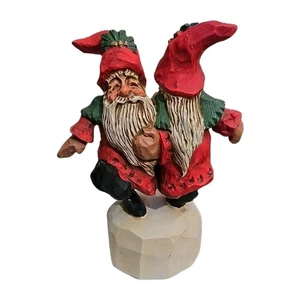 David Frykman Oh The Joy Musical Santa Elves Gnomes Figurine Christmas Co - Picture 1 of 6