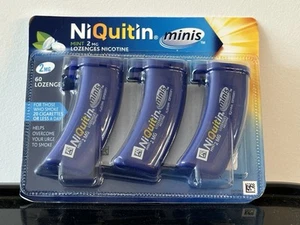 NiQuitin Minis Mint 2mg Lozenges Nicotine (60 Lozenges) - Picture 1 of 2