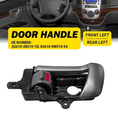 Driver Side Interior Door Handle For 2007-2012 Hyundai Santa Fe 82610-2B010-1D M - Imagem 1 de 4