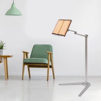 Book Holder Floor Stand Book Stand for Reading 35.4" Inches Adjustable Height - Image 1 of 4