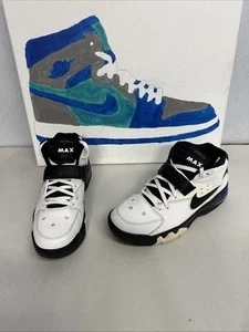 RARE Size 9.5 - Nike Air Force Max White Black AH5534-100 - Picture 1 of 14