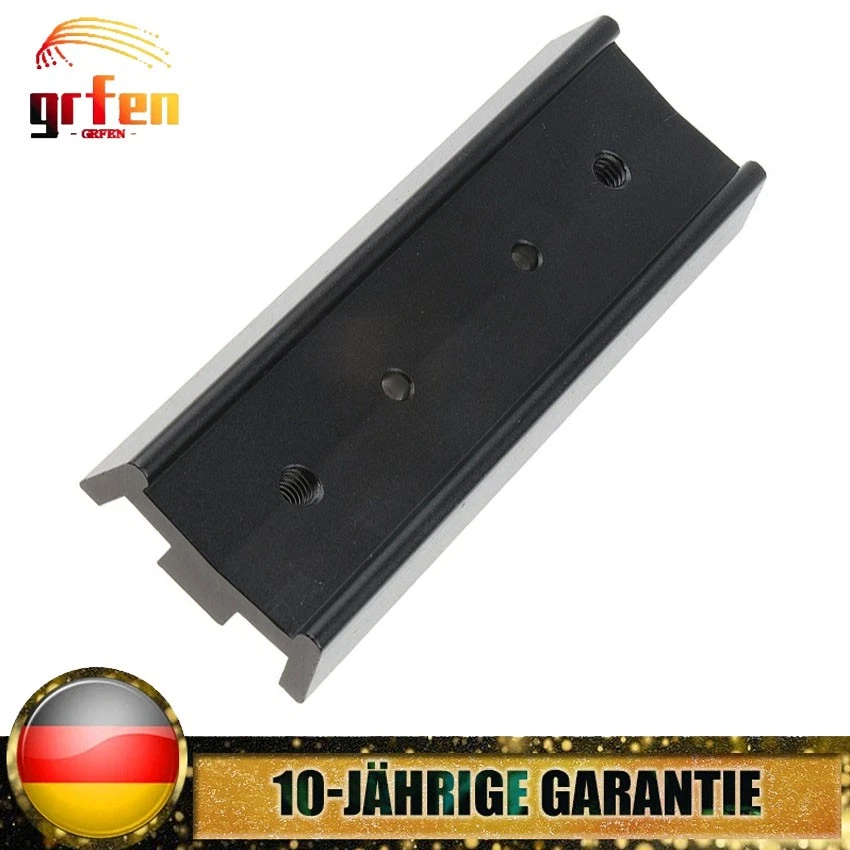 MARKENLOS Prismenschiene für Teleskop Telescope Dovetail Mounting Plate 120x43x15mm DE