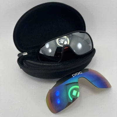 Gafas de sol de ciclismo POC DO Blade AVIP con estuche lentes adicionales negras Foto 1 de 4