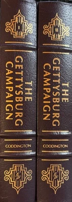 The Gettysburg Campaign, Coddington, Two Volumes, Easton Press, Civil War Battle - Image 1 of 2