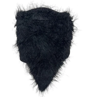 Máscara facial NEFF negra de piel sintética para barba pasamontañas esquí snowboard talla única Foto 1 de 4