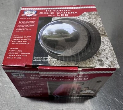 Bunker Hill Security Imitation Dome Camera with LED #95154 Fake Surveillance - Image 1 of 4
