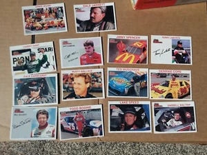 Lot 14 Vintage Racing Champions Trading Cards Automotive Sportwagen Werbung Colle - Bild 1 von 3
