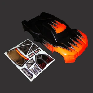 HoBao 11036R 1/10 Printed Body Orange w/ Decals : Hyper 10SC - Picture 1 of 1