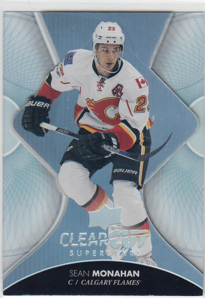 2017-18 Upper Deck Clear Cut Superstars #CCSSM Sean Monahan - Image 1 of 2