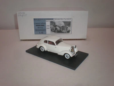1/43 1938-1939 Mercedes Benz 230 SV Sport Limousine (versión calle) blanco Foto 1 de 4