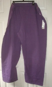 Damas Plus Pantalones de Sudadera Talla 5X Jms Púrpura Nuevos - Imagen 1 de 2