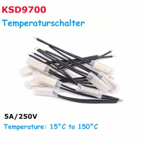 KSD9700 Metall-Temperaturschalter normal geschlossen/offener Wärmeschutz15~150°C - Picture 1 of 14