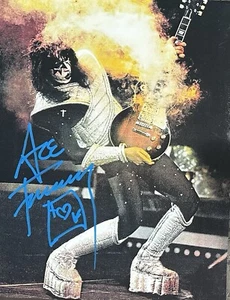 KISS Signed Photo Ace Frehley Autographed Picture (Simmons Stanley Criss) Proof- - Picture 1 of 5