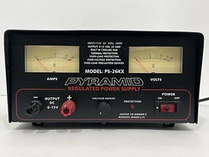 Pyramid PS-26KX Regulated Power Supply Variable Voltage 25 Amp 6-15V DC - Picture 1 of 8