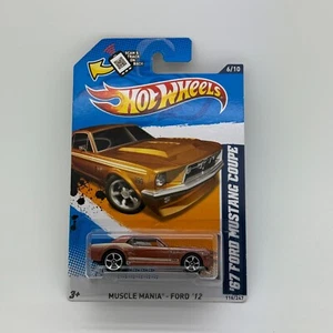 2012 Hot Wheels 67 Ford Mustang Coupe Brown 116/247 - Picture 1 of 1